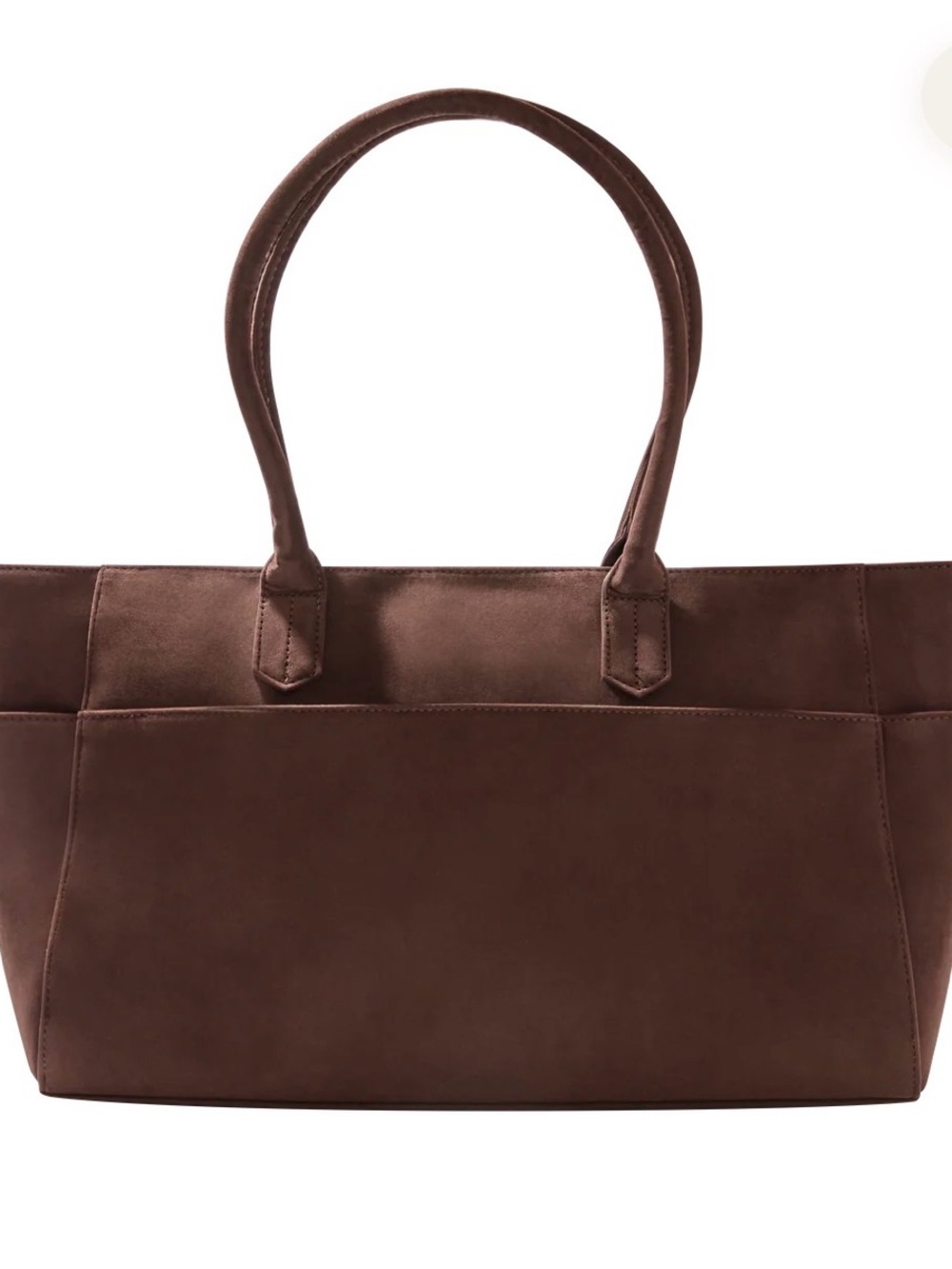 Mali & Lili | Brown Faux Suede Tote | NWT